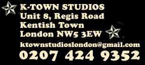 K-Town Studios | Rehearsal Studios | Music Shop | Equipment Hire | Kentish Town, London